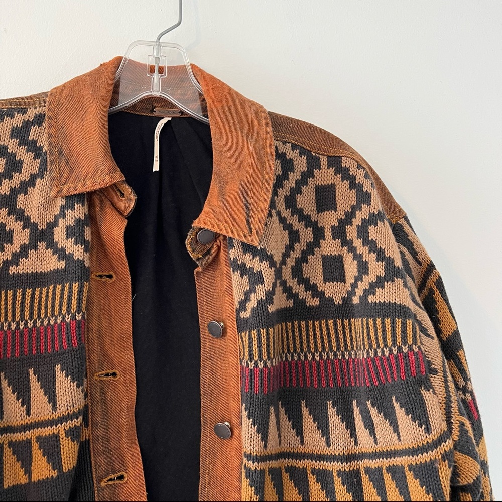 Free People Lakeside Denim Jacket XS S - Picture 6 of 11
